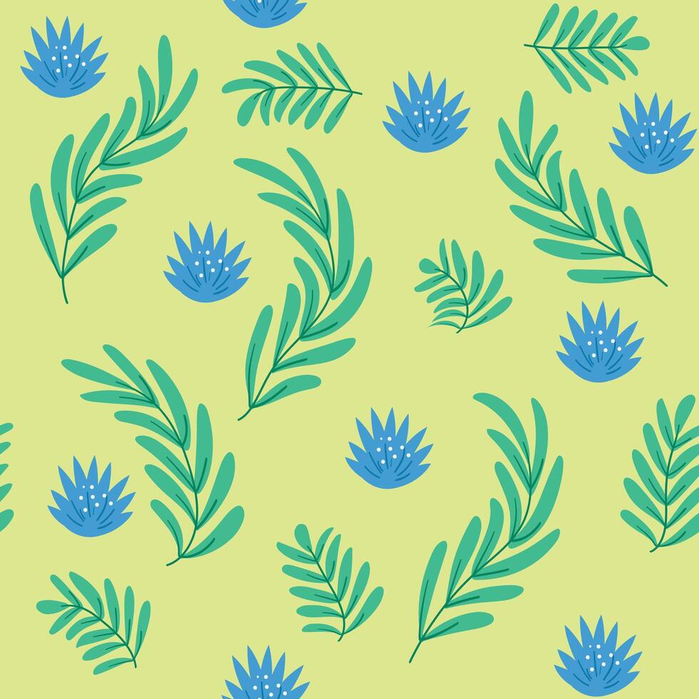 Seamless flower pattern design . Floral print for fabric. vector