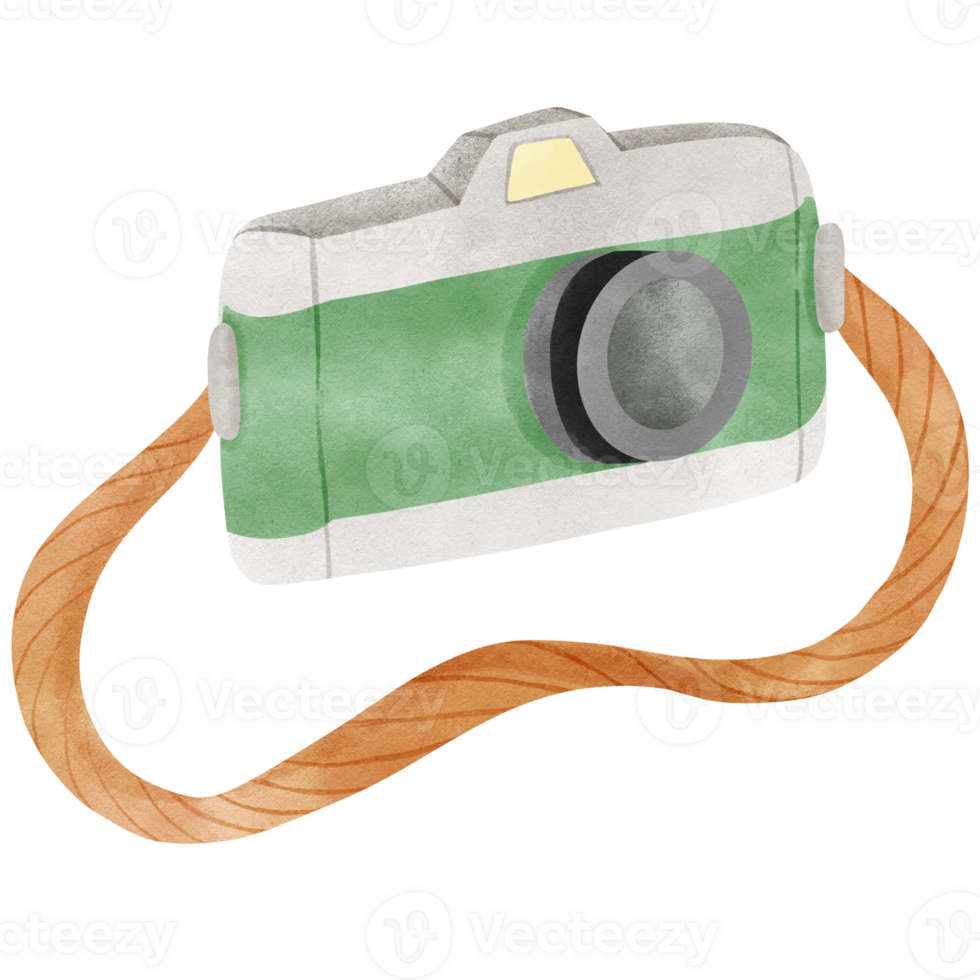 Green analog camera png