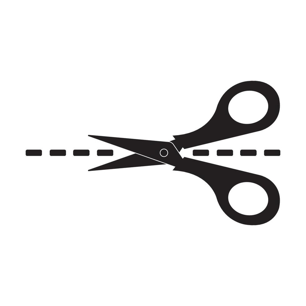 cutting scissors icon illustration design template vector