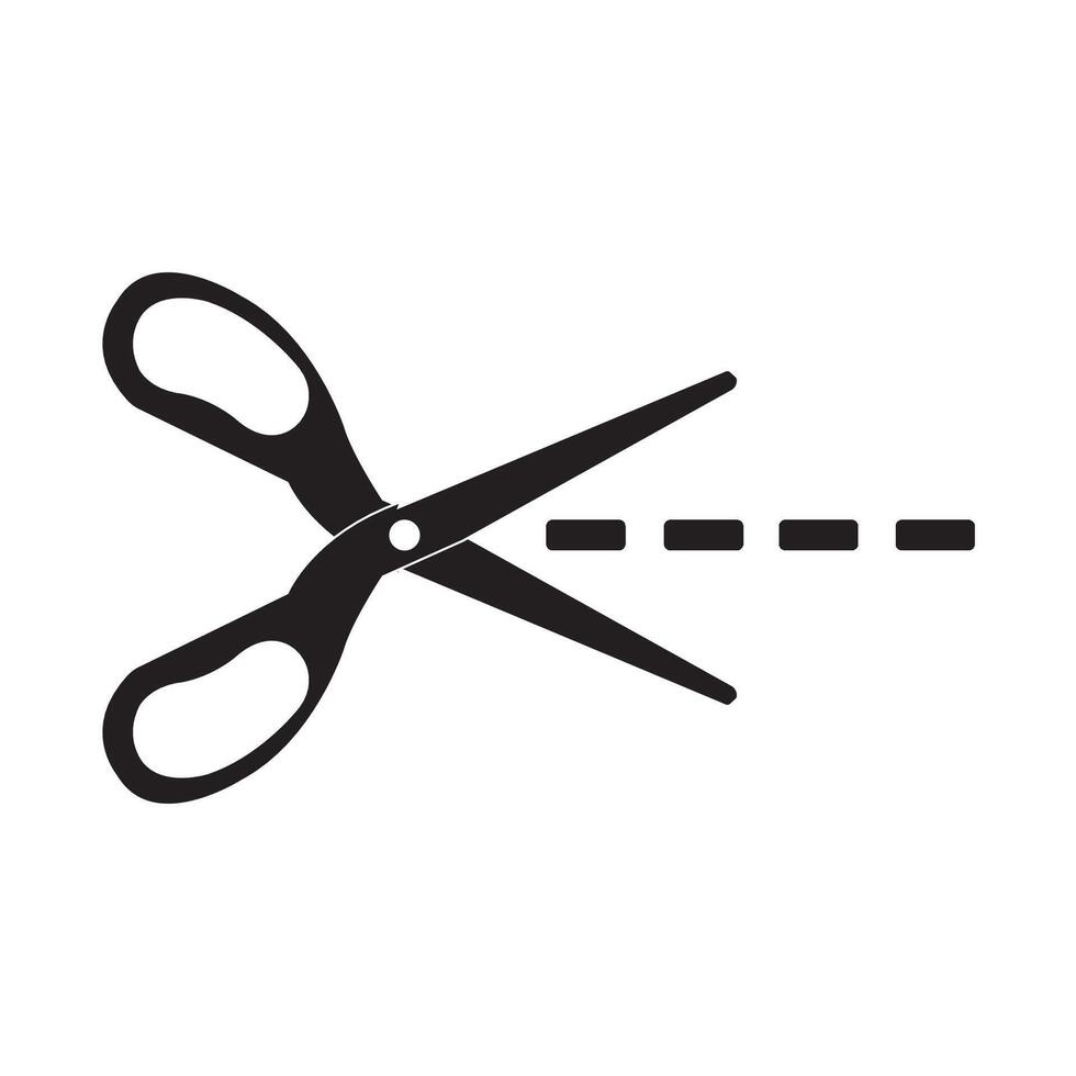cutting scissors icon illustration design template vector