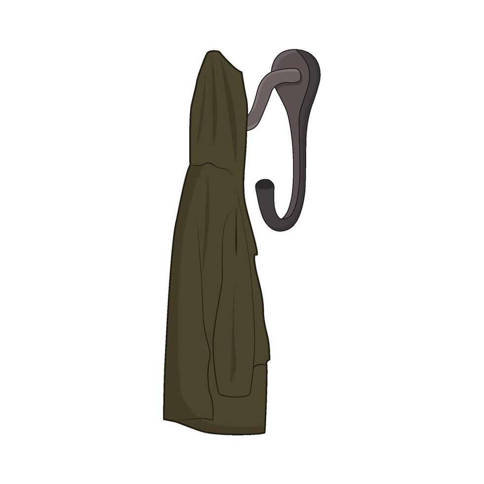 illustration of coat hook vector