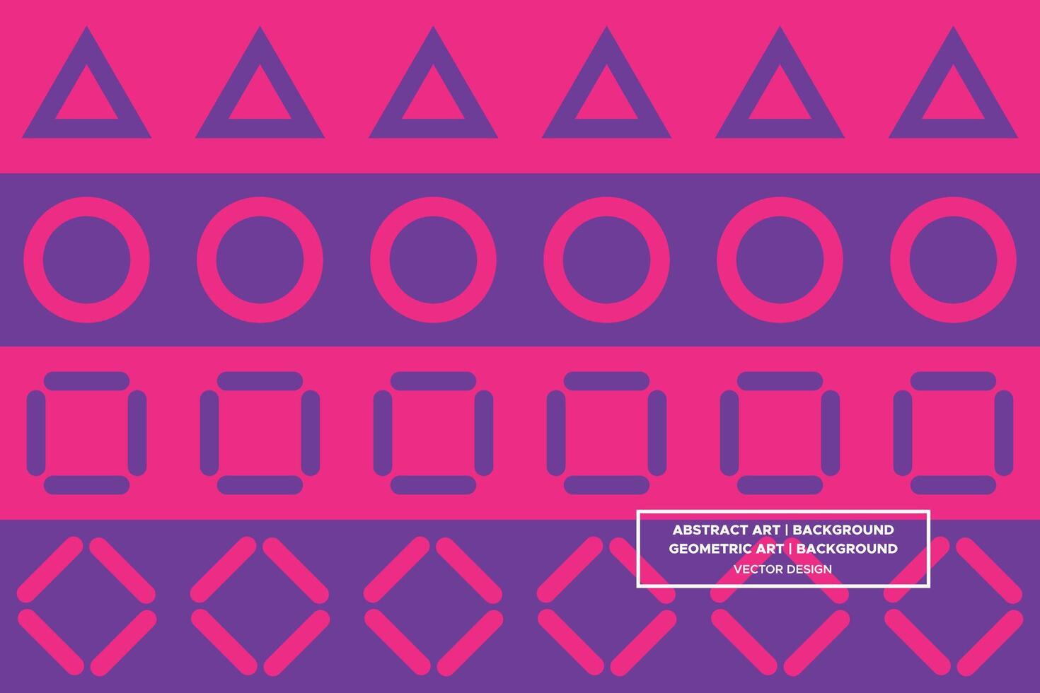 Abstract Background - Geometric Background - Geometric Pattern - Mixed Shapes - Purple - Use in Website Design, Packaging, Wall Art, Wallpaper, Poster, Banner, Profile, Brochure, Apparel, Textiles vector