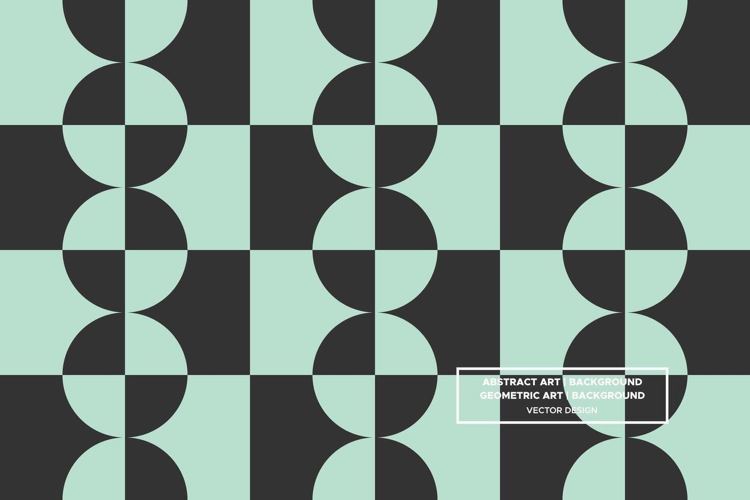 Geometric Pattern - Geometric Background - Abstract Background - Circles - Green - Use in Website Design, Packaging, Wall Art, Wallpaper, Poster, Banner, Profile, Brochure, Apparel, Textiles vector