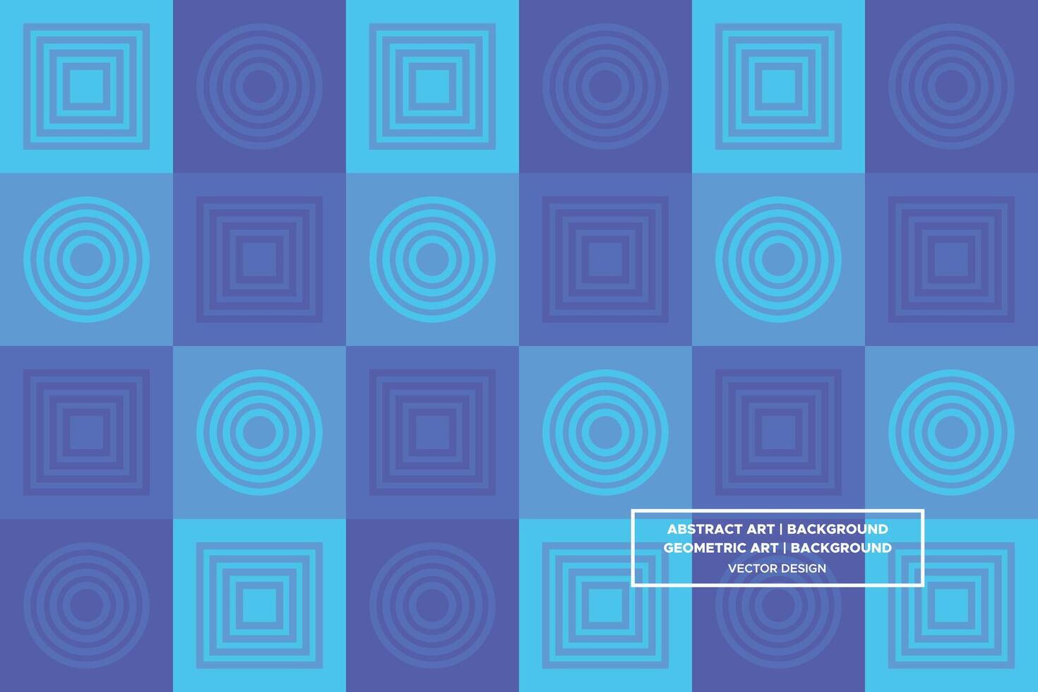 Geometric Pattern - Geometric Background - Abstract Background - Squares - Blue - Use in Website Design, Packaging, Wall Art, Wallpaper, Poster, Banner, Profile, Brochure, Apparel, Textiles vector