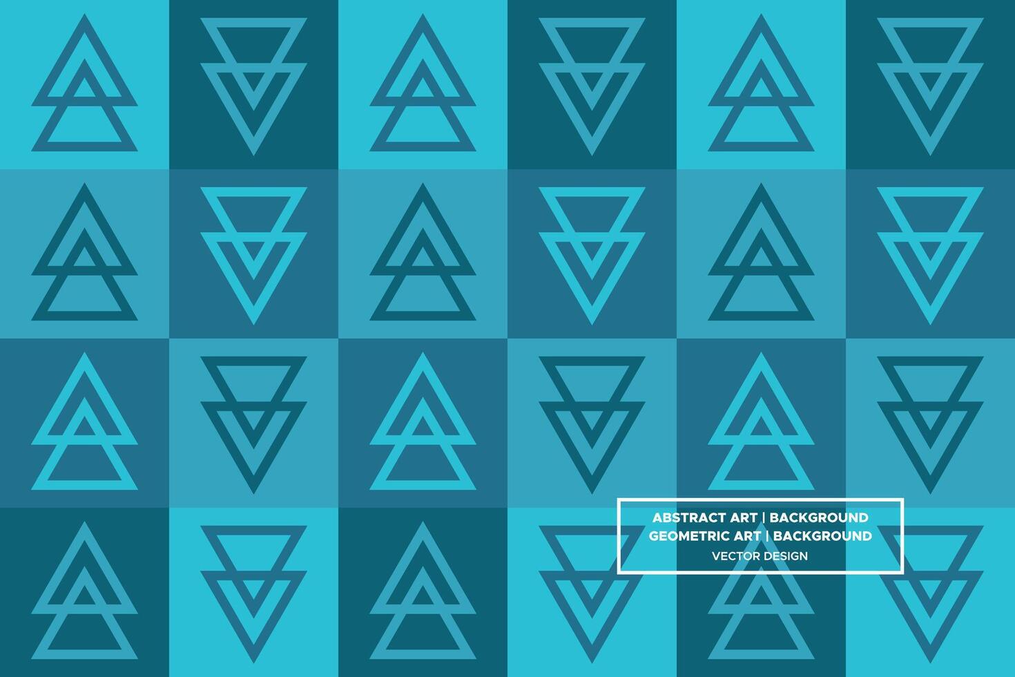 Geometric Pattern - Geometric Background - Abstract Background - Triangles - Green - Use in Website Design, Packaging, Wall Art, Wallpaper, Poster, Banner, Profile, Brochure, Apparel, Textiles vector