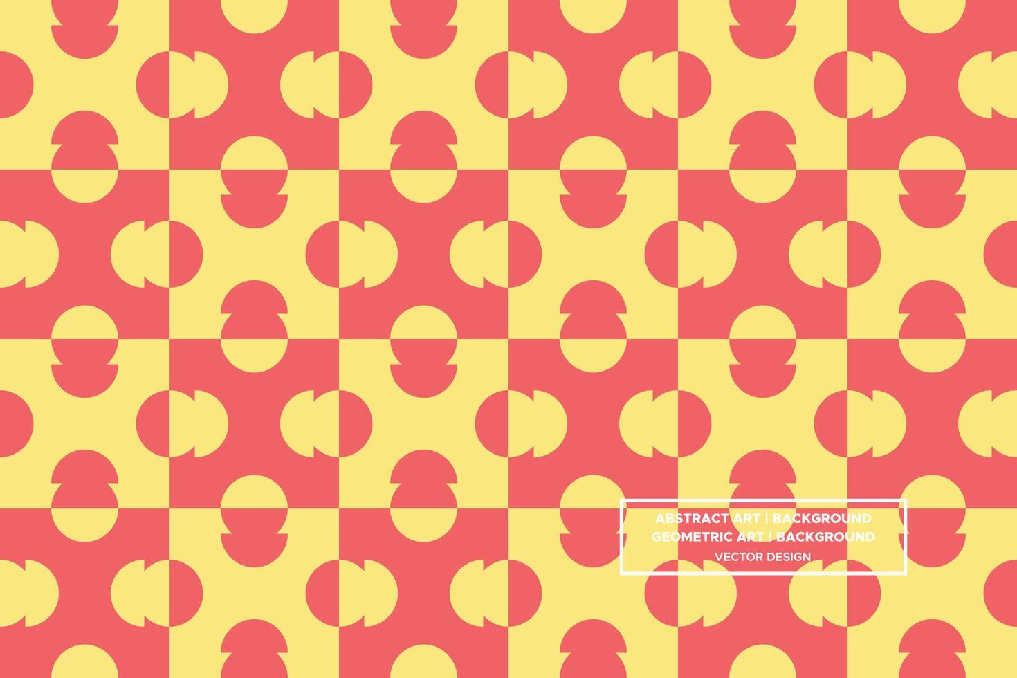 Geometric Pattern - Geometric Background - Abstract Background - Circles - Orange - Use in Website Design, Packaging, Wall Art, Wallpaper, Poster, Banner, Profile, Brochure, Apparel, Textiles vector