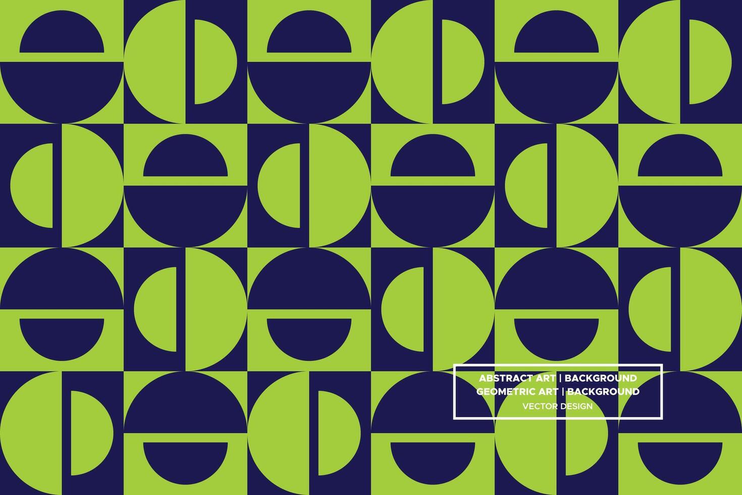 Geometric Pattern - Geometric Background - Abstract Background - Circles - Green - Use in Website Design, Packaging, Wall Art, Wallpaper, Poster, Banner, Profile, Brochure, Apparel, Textiles vector
