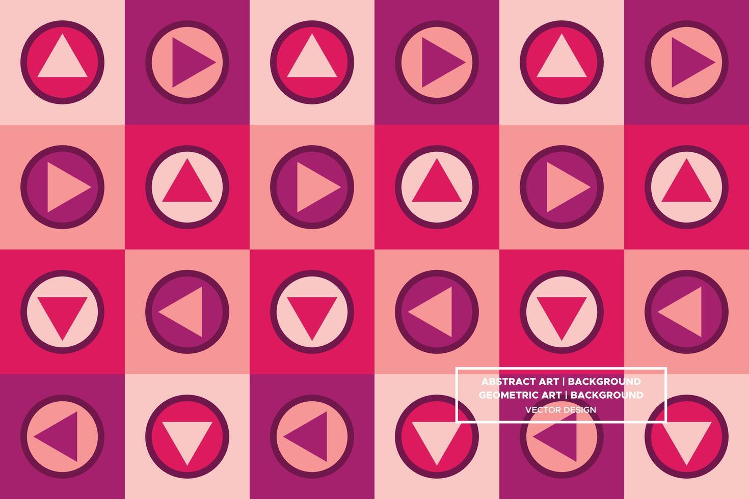 Geometric Pattern - Geometric Background - Abstract Background - Triangles - Red - Use in Website Design, Packaging, Wall Art, Wallpaper, Poster, Banner, Profile, Brochure, Apparel, Textiles vector