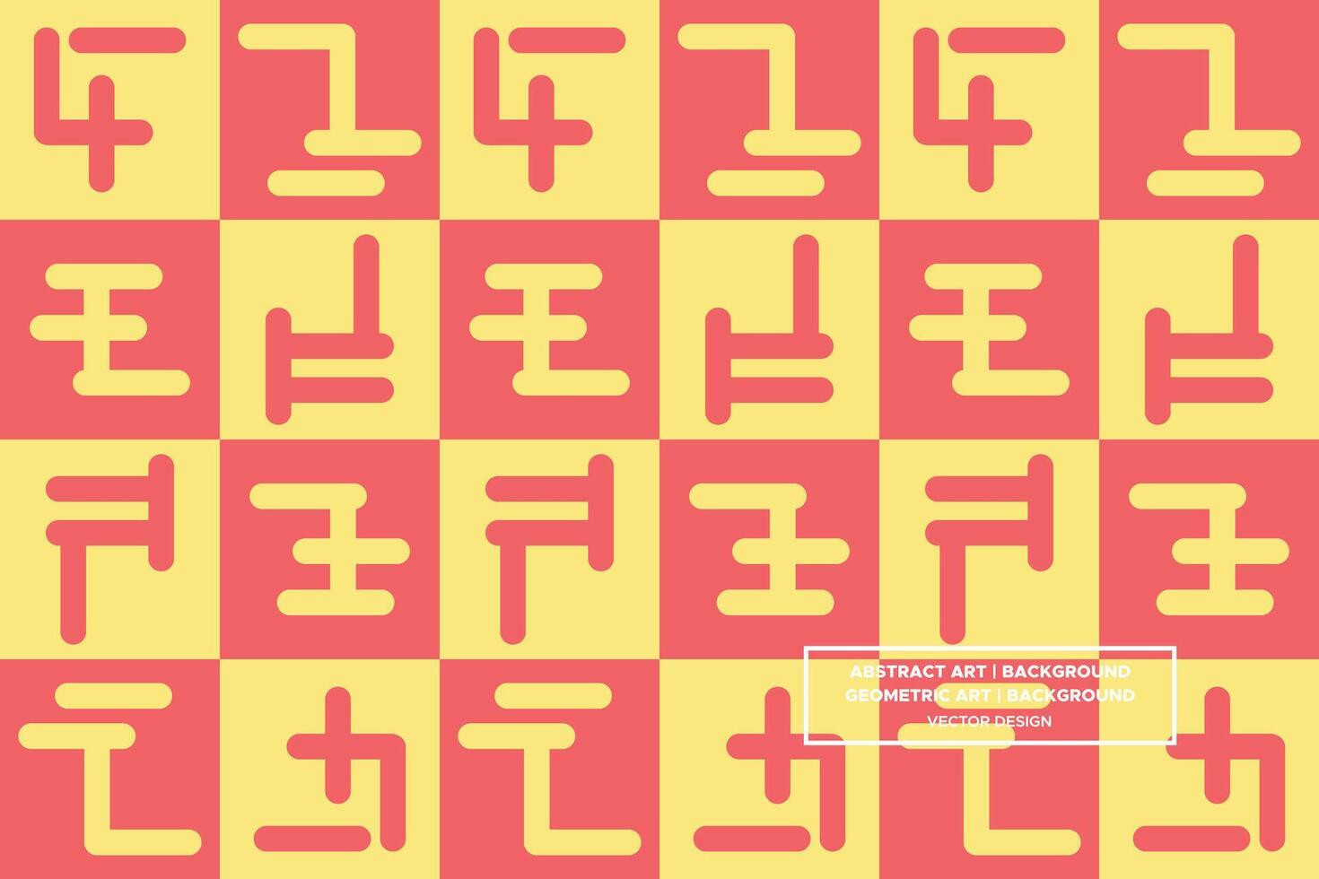 Geometric Pattern - Geometric Background - Abstract Background - Mixed Shapes - Yellow - Use in Website Design, Packaging, Wall Art, Wallpaper, Poster, Banner, Profile, Brochure, Apparel, Textiles vector