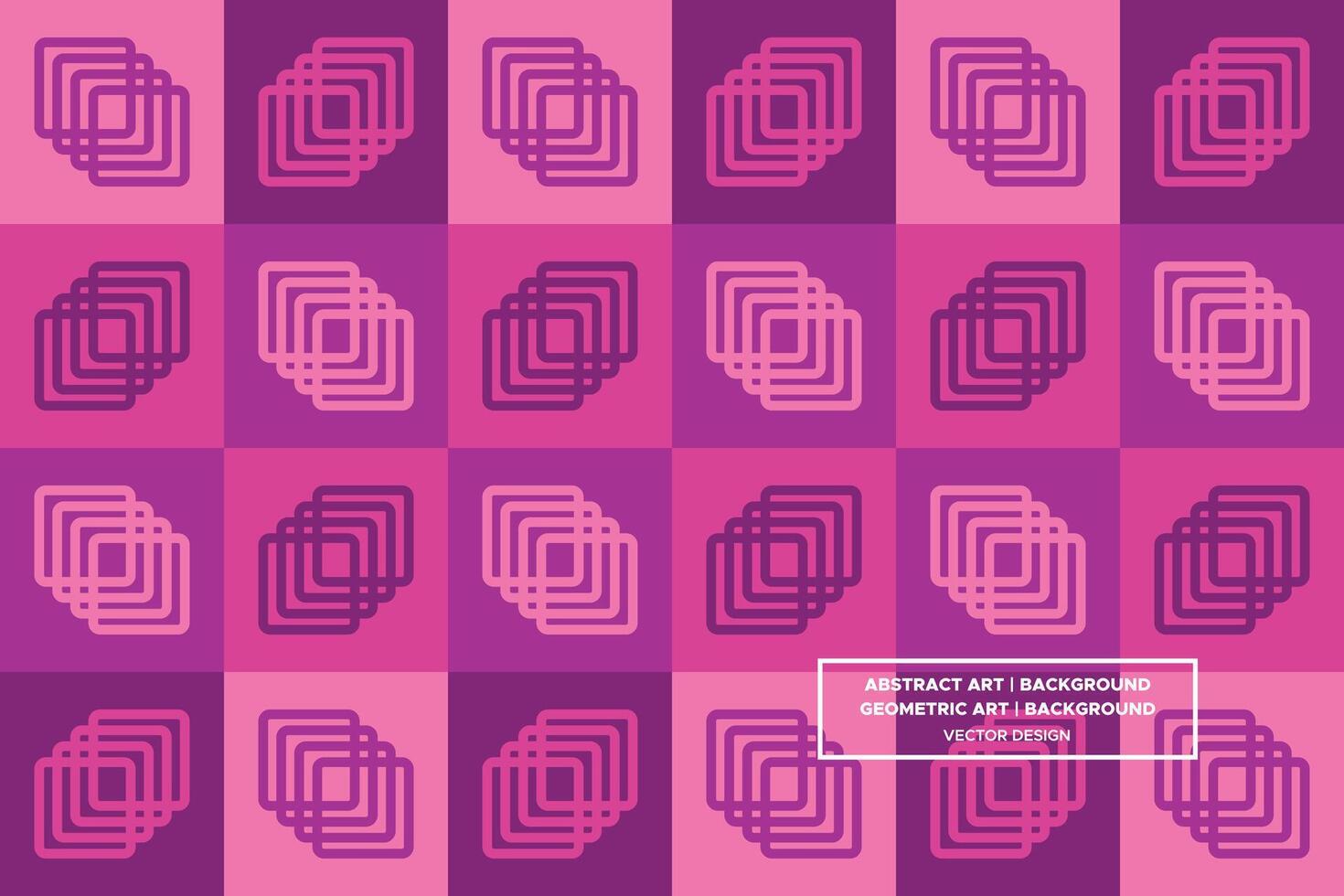 Geometric Pattern - Geometric Background - Abstract Background - Squares - Purple - Use in Website Design, Packaging, Wall Art, Wallpaper, Poster, Banner, Profile, Brochure, Apparel, Textiles vector