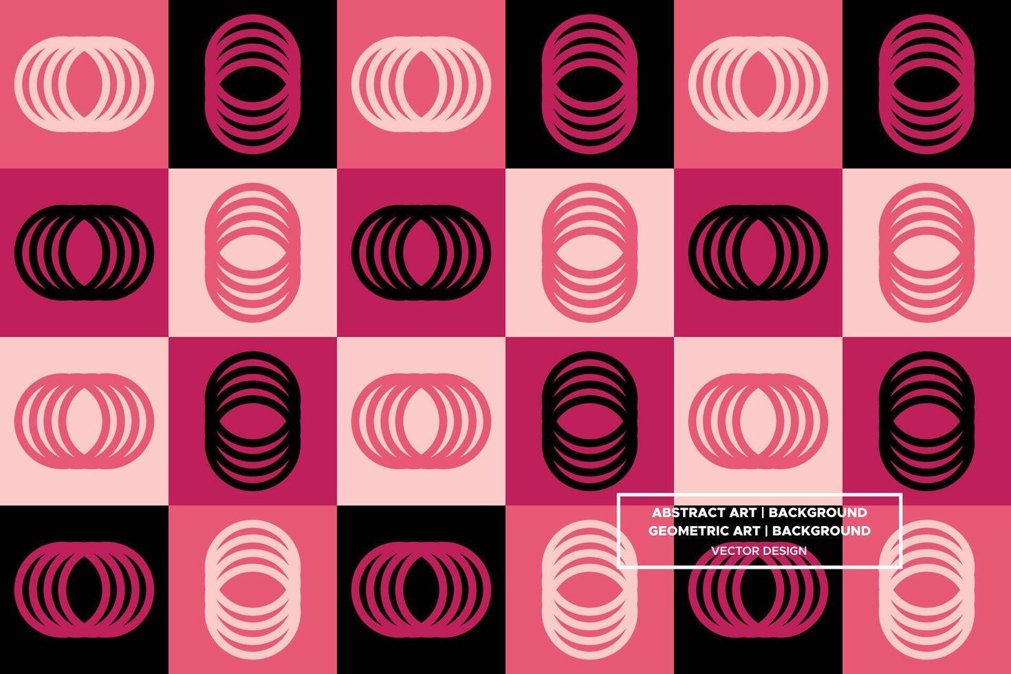 Geometric Pattern - Geometric Background - Abstract Background - Circles - Red - Use in Website Design, Packaging, Wall Art, Wallpaper, Poster, Banner, Profile, Brochure, Apparel, Textiles vector