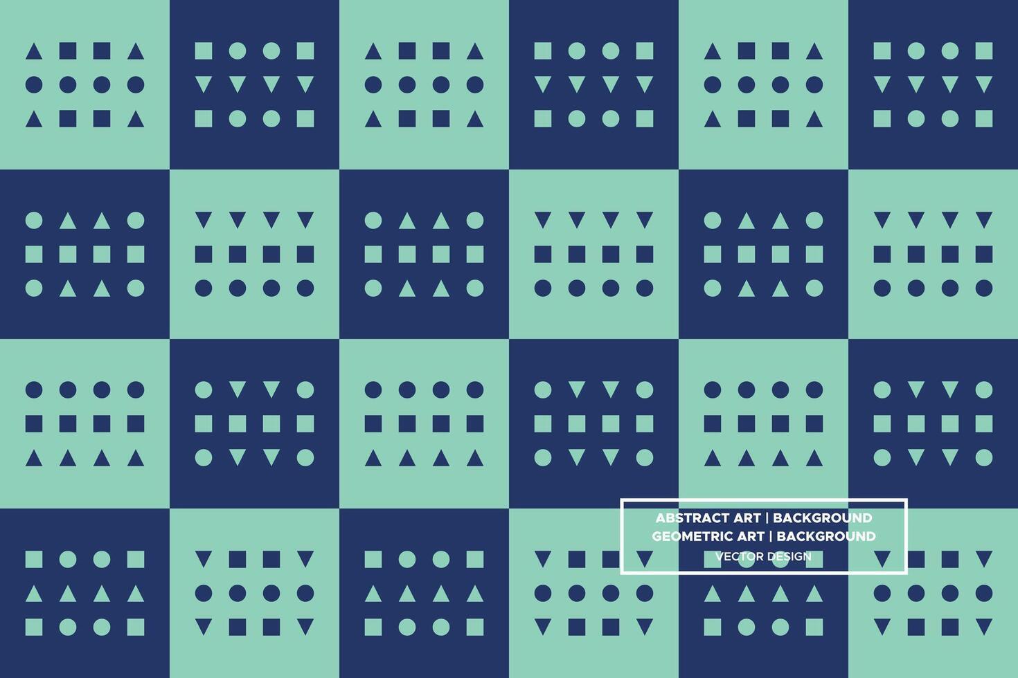 Geometric Pattern - Geometric Background - Abstract Background - Squares - Green - Use in Website Design, Packaging, Wall Art, Wallpaper, Poster, Banner, Profile, Brochure, Apparel, Textiles vector
