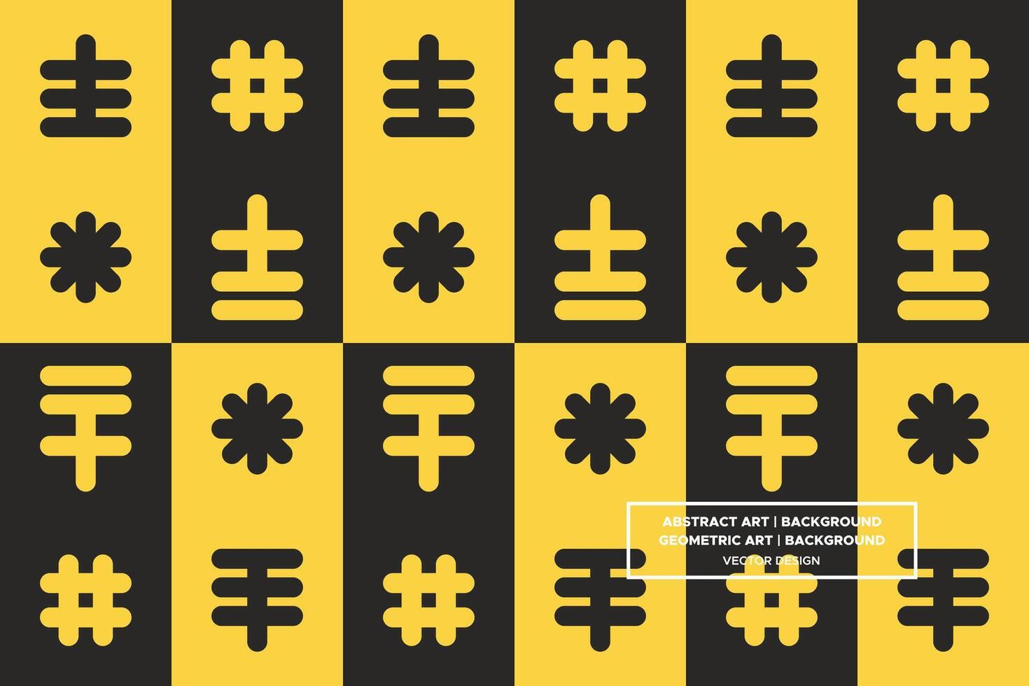 Abstract Background - Geometric Background - Geometric Pattern - Mixed Shapes - Yellow - Use in Website Design, Packaging, Wall Art, Wallpaper, Poster, Banner, Profile, Brochure, Apparel, Textiles vector