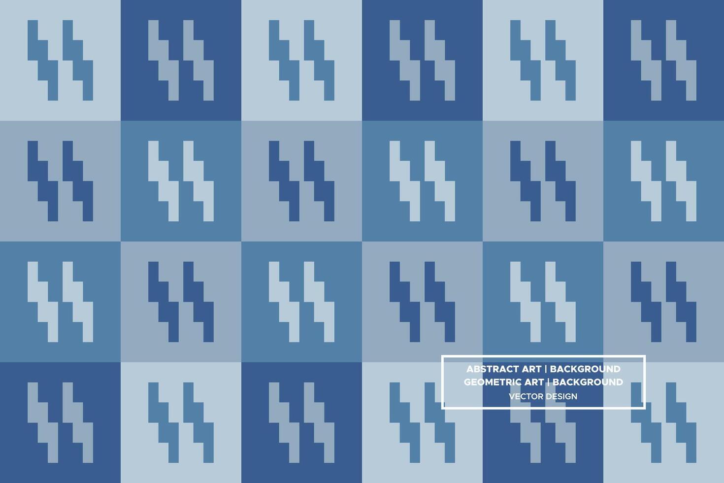 Abstract Background - Geometric Background - Geometric Pattern - Rectangles - Blue - Use in Website Design, Packaging, Wall Art, Wallpaper, Poster, Banner, Profile, Brochure, Apparel, Textiles vector