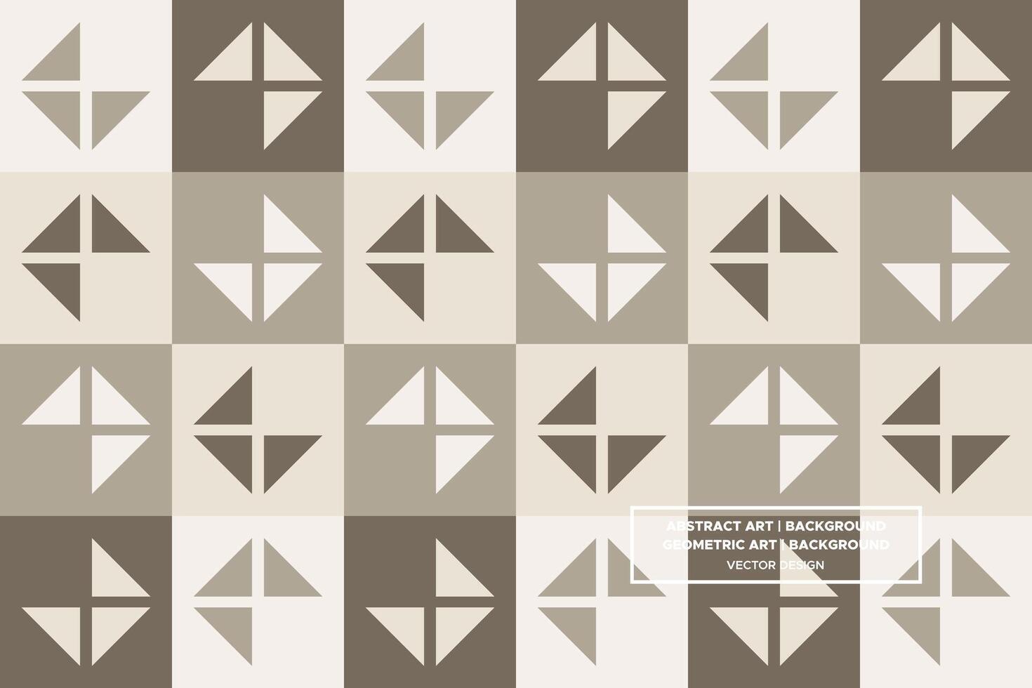 Abstract Background - Geometric Background - Geometric Pattern - Triangles - Brown - Use in Website Design, Packaging, Wall Art, Wallpaper, Poster, Banner, Profile, Brochure, Apparel, Textiles vector