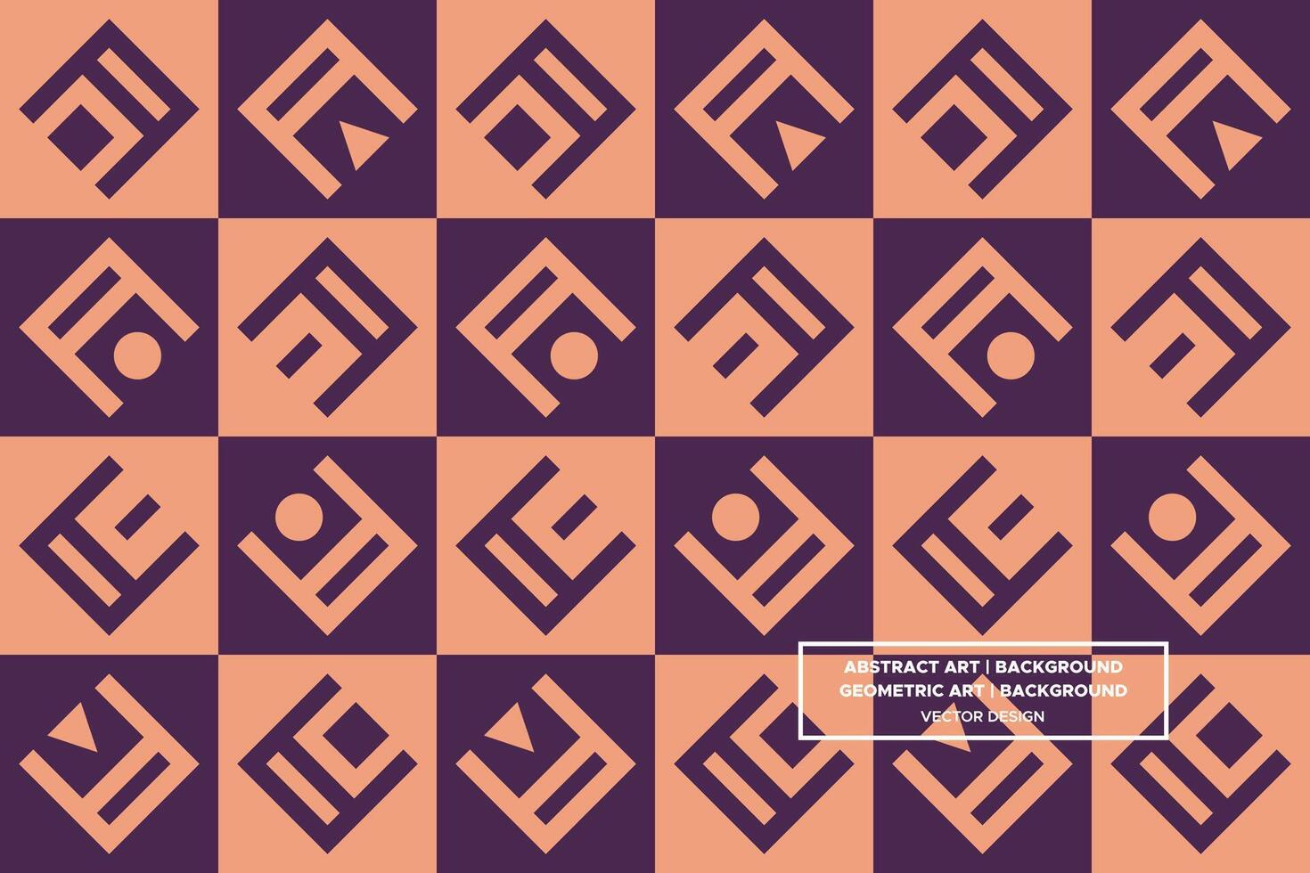 Abstract Background - Geometric Background - Geometric Pattern - Mixed Shapes - Brown - Use in Website Design, Packaging, Wall Art, Wallpaper, Poster, Banner, Profile, Brochure, Apparel, Textiles vector