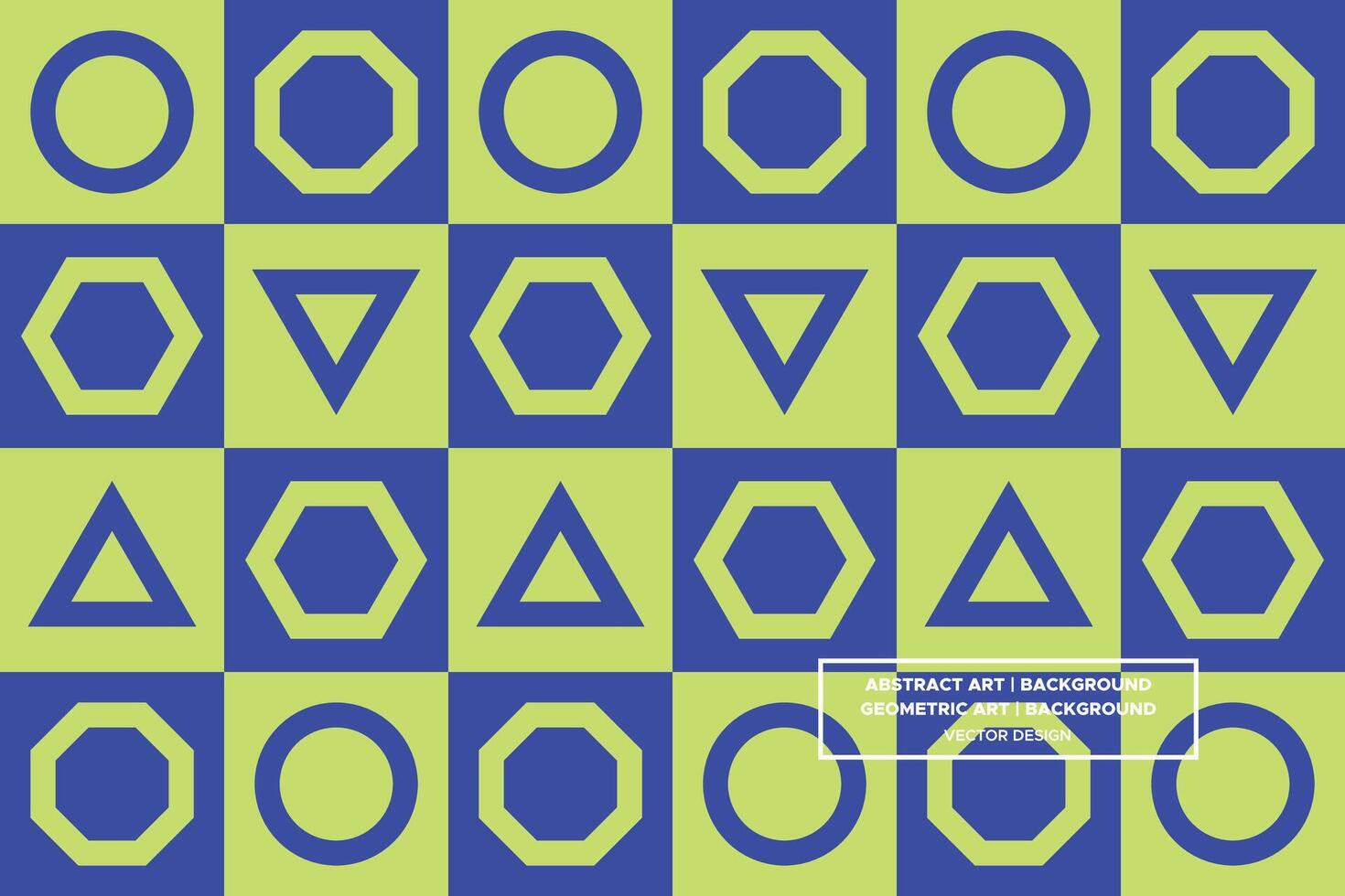 Abstract Background - Geometric Background - Geometric Pattern - Mixed Shapes - Green - Use in Website Design, Packaging, Wall Art, Wallpaper, Poster, Banner, Profile, Brochure, Apparel, Textiles vector