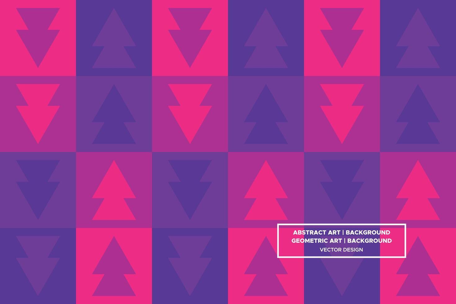 Geometric Pattern - Geometric Background - Abstract Background - Triangles - Purple - Use in Website Design, Packaging, Wall Art, Wallpaper, Poster, Banner, Profile, Brochure, Apparel, Textiles vector