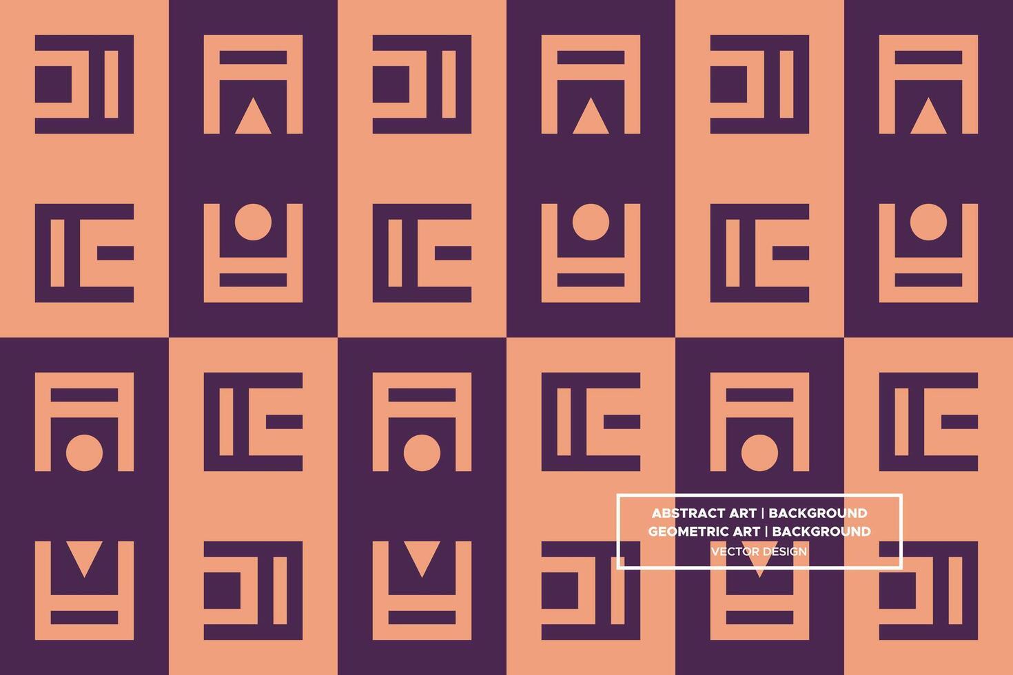 Abstract Background - Geometric Background - Geometric Pattern - Mixed Shapes - Brown - Use in Website Design, Packaging, Wall Art, Wallpaper, Poster, Banner, Profile, Brochure, Apparel, Textiles vector