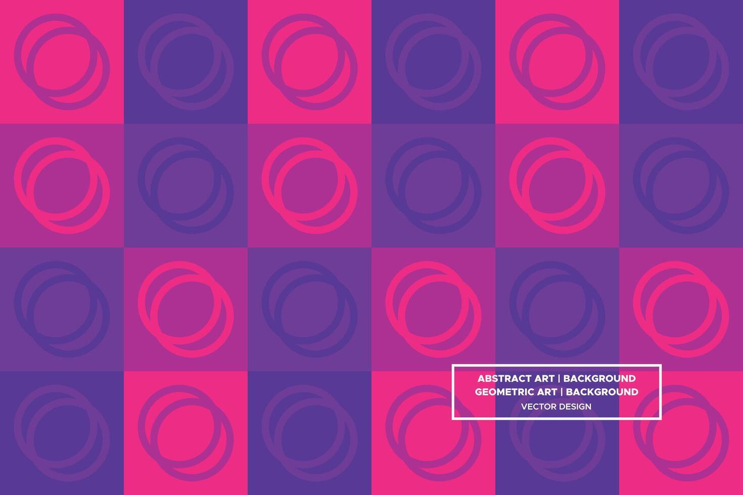 Geometric Pattern - Geometric Background - Abstract Background - Circles - Purple - Use in Website Design, Packaging, Wall Art, Wallpaper, Poster, Banner, Profile, Brochure, Apparel, Textiles vector