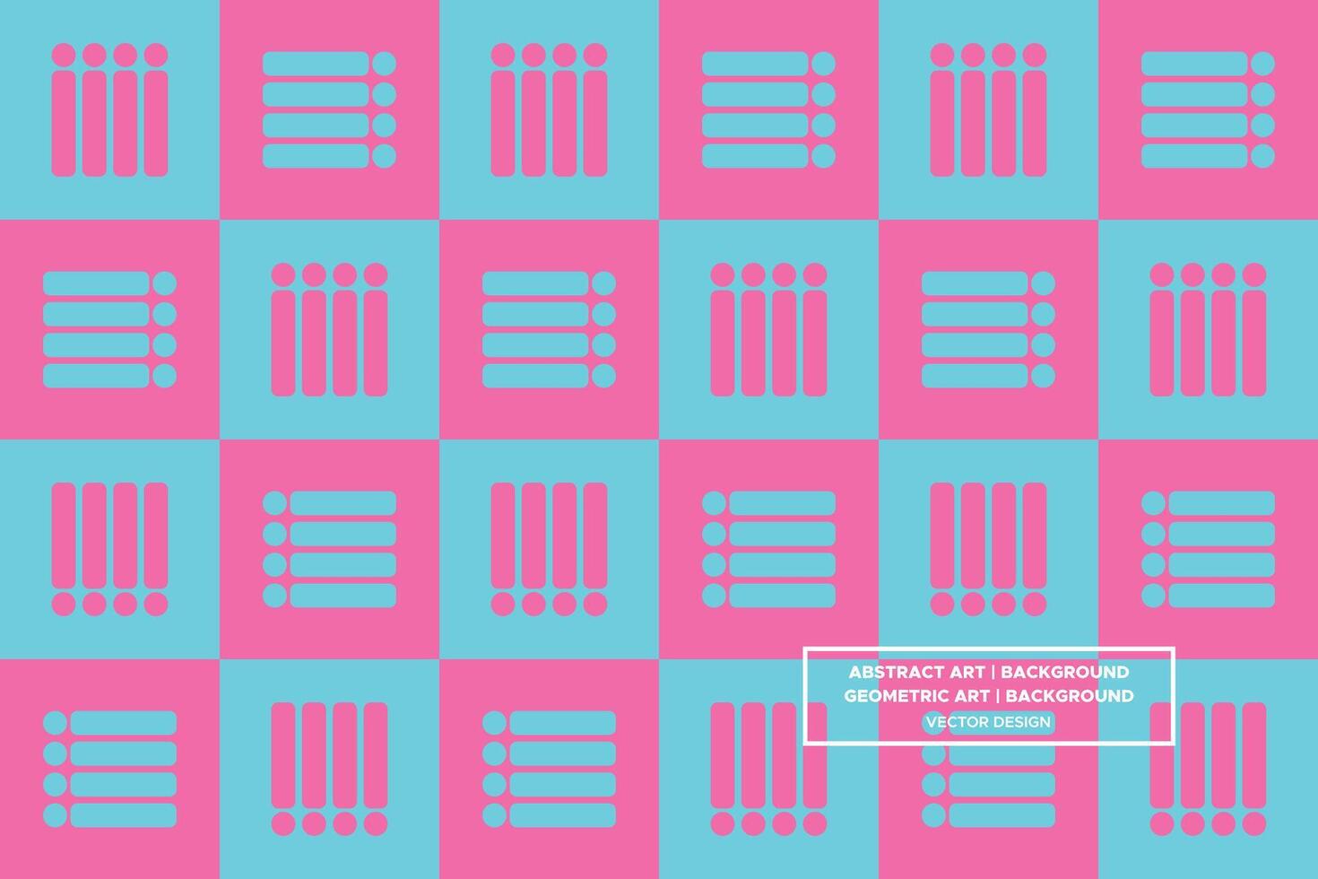 Geometric Pattern - Geometric Background - Abstract Background - Mixed Shapes - Pink - Use in Website Design, Packaging, Wall Art, Wallpaper, Poster, Banner, Profile, Brochure, Apparel, Textiles vector