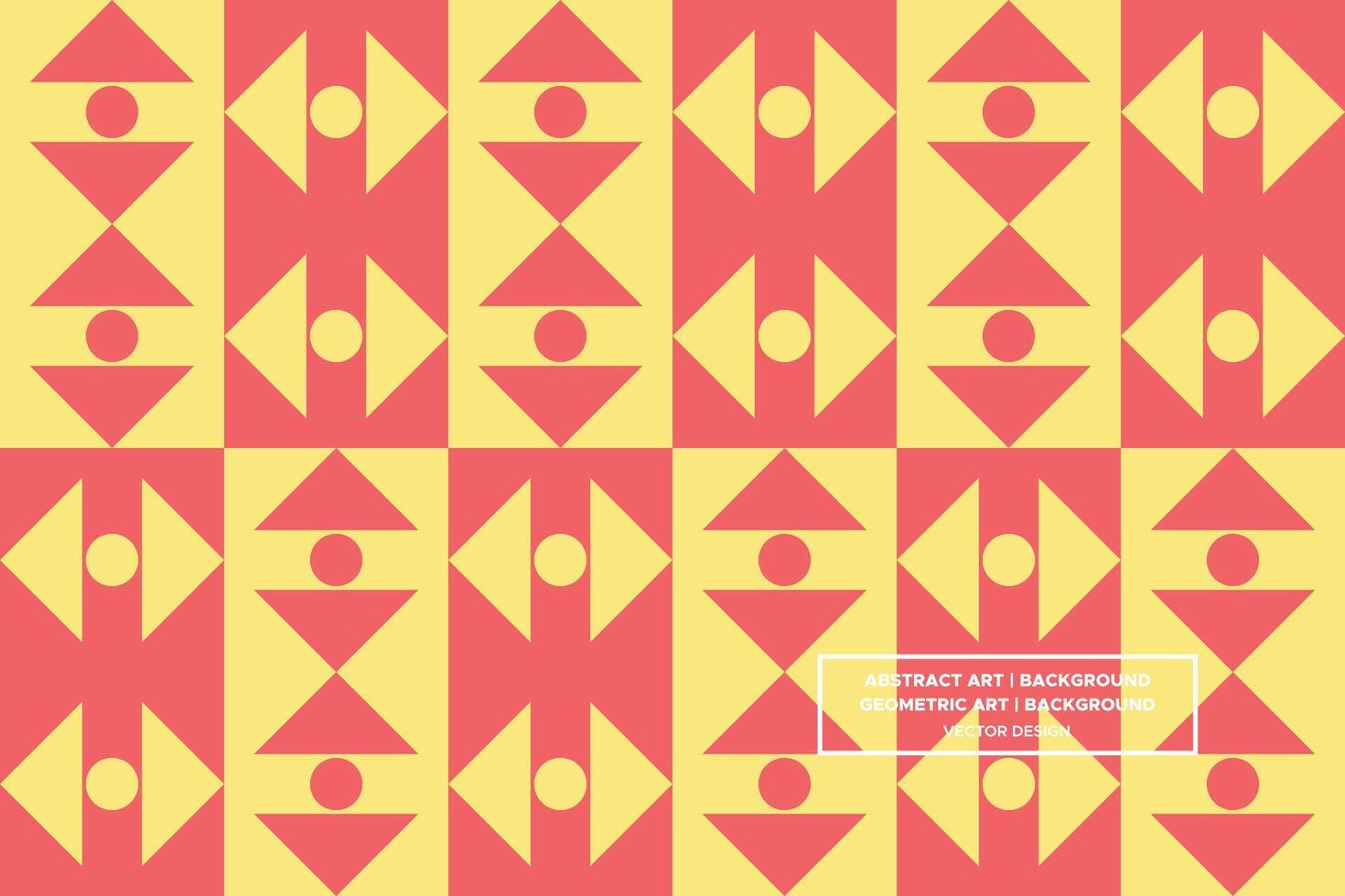 Geometric Pattern - Geometric Background - Abstract Background - Mixed Shapes - Yellow - Use in Website Design, Packaging, Wall Art, Wallpaper, Poster, Banner, Profile, Brochure, Apparel, Textiles vector