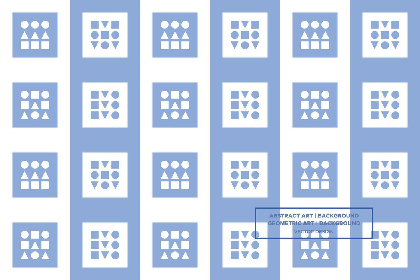 Geometric Pattern - Geometric Background - Abstract Background - Mixed Shapes - Blue - Use in Website Design, Packaging, Wall Art, Wallpaper, Poster, Banner, Profile, Brochure, Apparel, Textiles vector