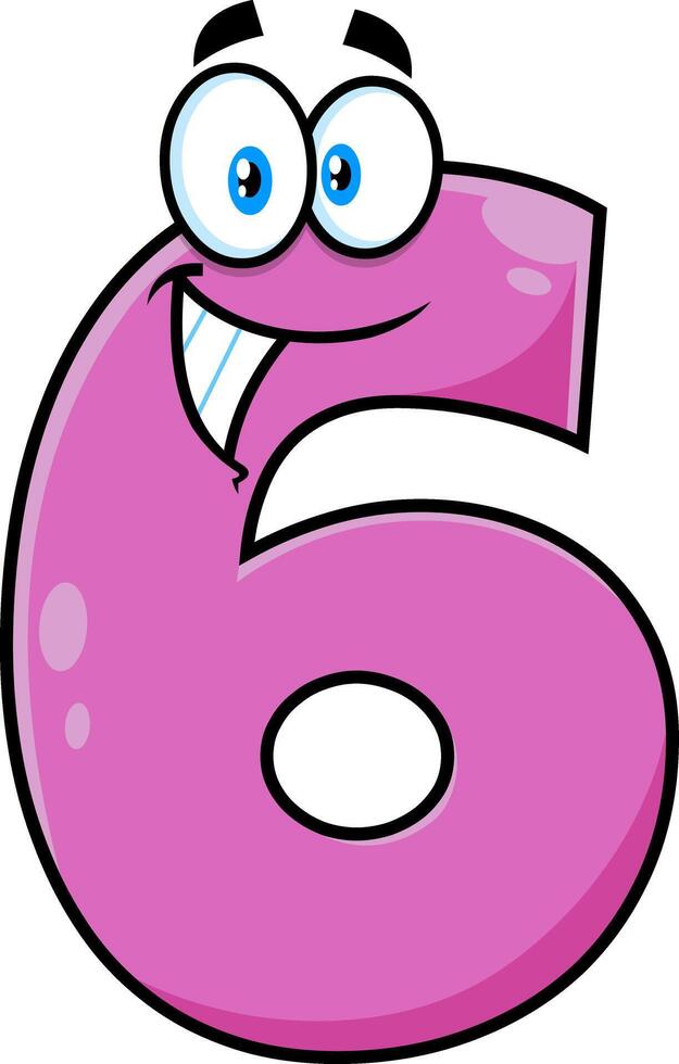 Funny Violet Number Six 6 Cartoon Character 46475039 Vector Art at Vecteezy Funny Violet Number Six 6 Cartoon Character 46475039 Vector Art at Vecteezy
