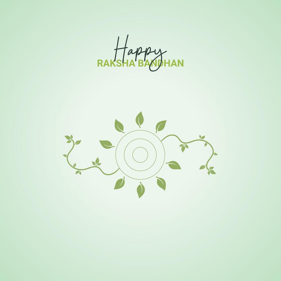 Indian Religious Festival Raksha Bandhan Creative Design. Raksha Bandhan Creative concept, Social Media Design Post Template for background. August 19. Important day ads vector