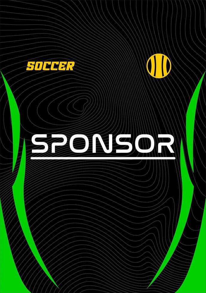 Jersey design template highquality for sublimation vector