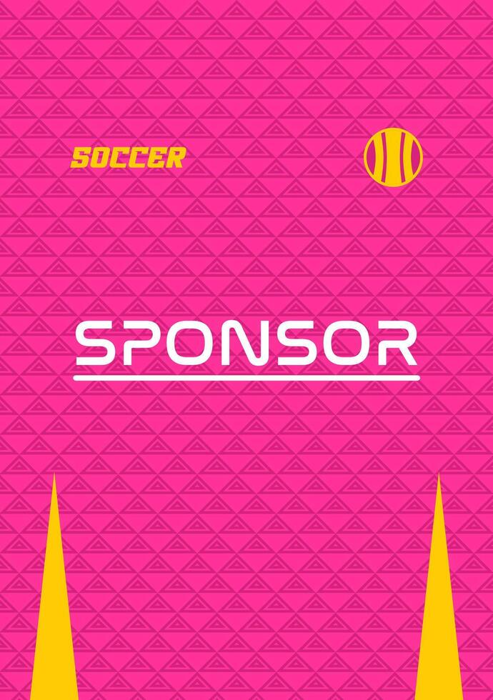 Jersey design template highquality for sublimation vector