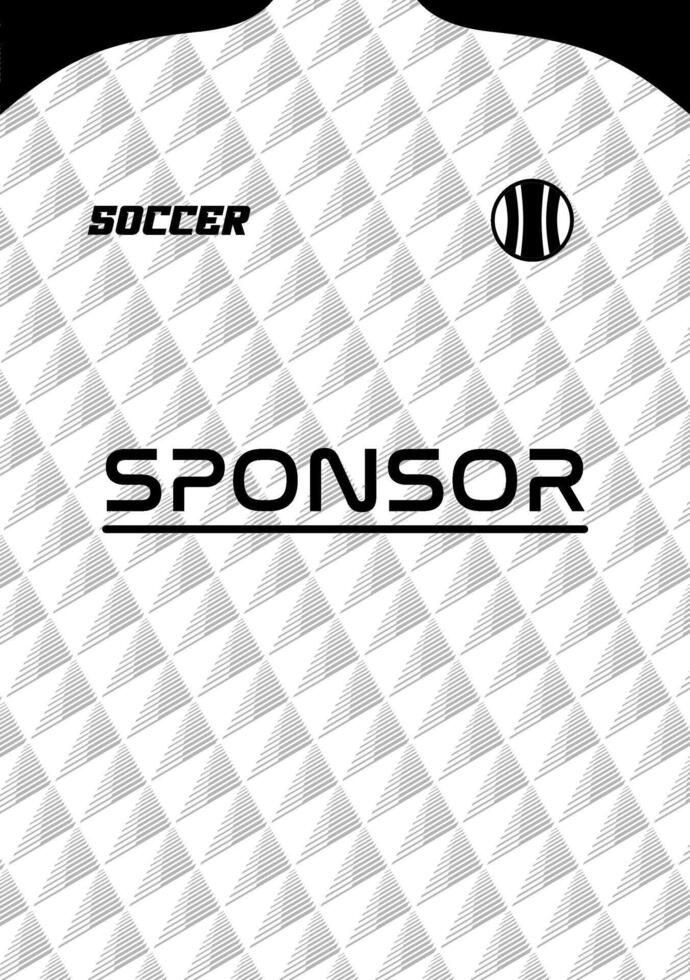 Jersey design template highquality for sublimation vector