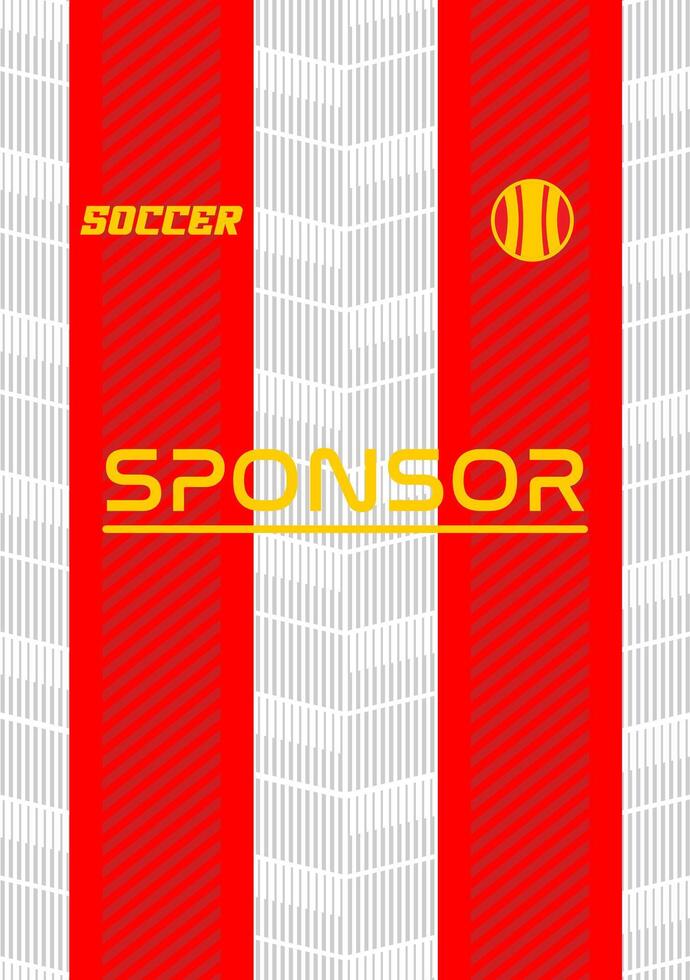 Jersey design template highquality for sublimation vector