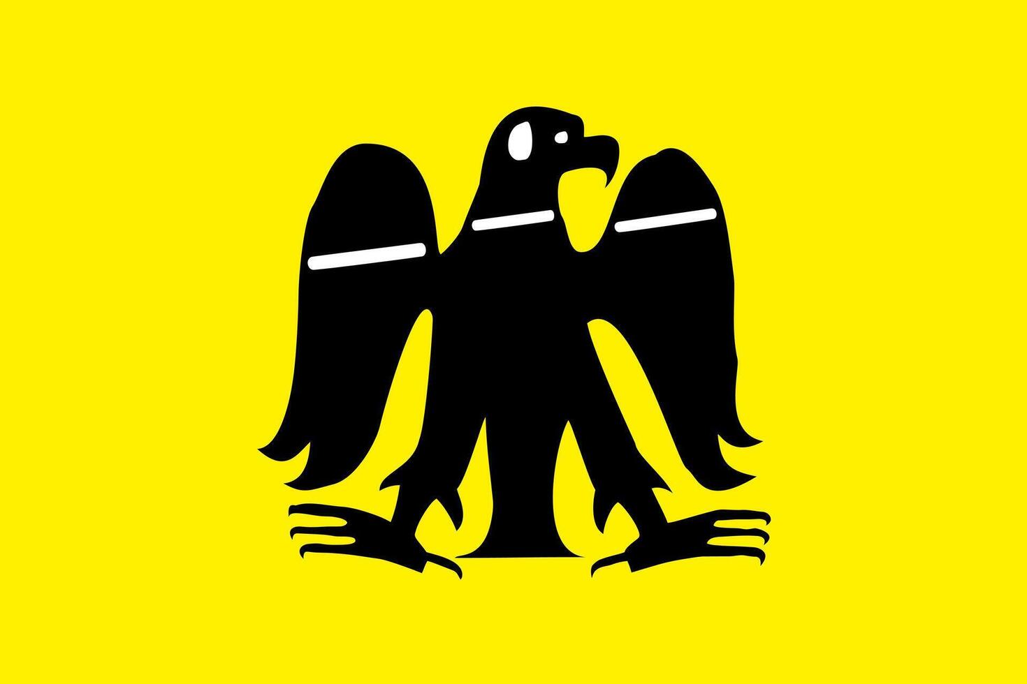The Arrano Beltza flag vector