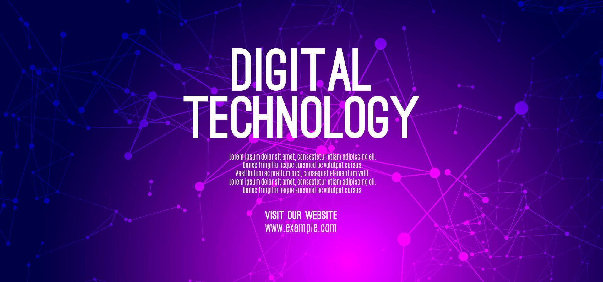 Abstract digital technology futuristic circuit blue purple background, Cyber science tech, Innovation communication future, Ai big data, internet network connection, Cloud hi-tech illustration vector
