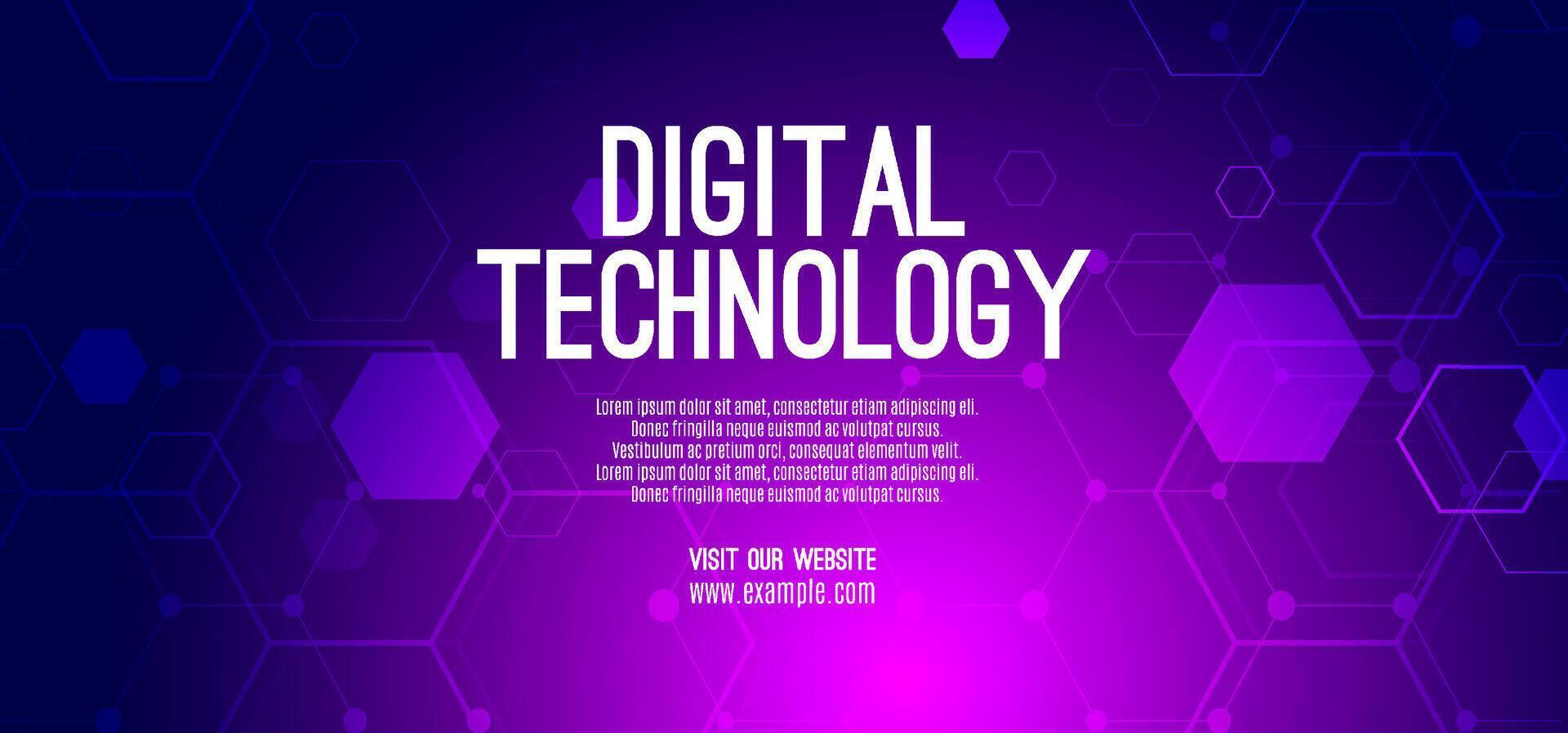 Abstract digital technology futuristic circuit blue purple background, Cyber science tech, Innovation communication future, Ai big data, internet network connection, Cloud hi-tech illustration vector