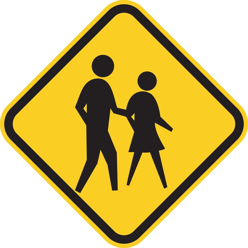 signs where people walk vector