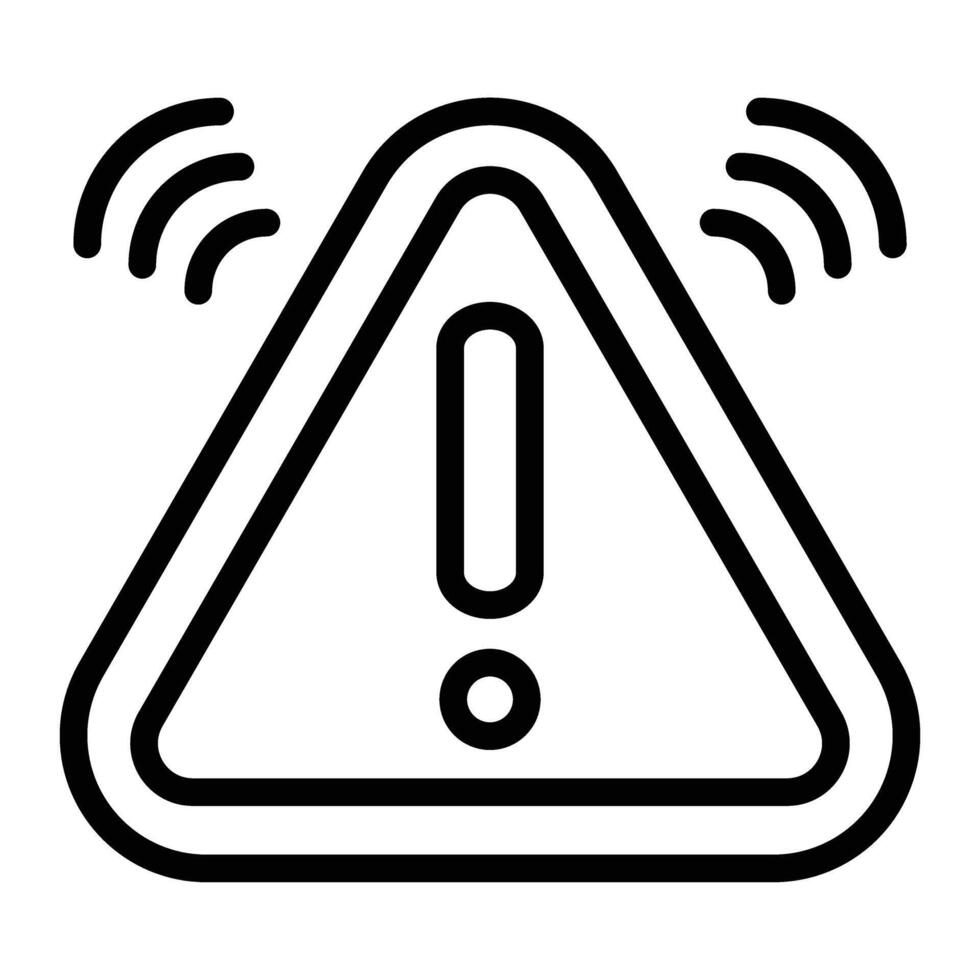 Emergency Line Icon Design vector