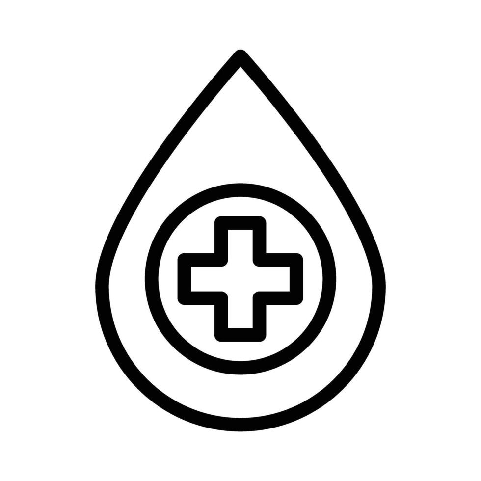 Diabetes Line Icon Design vector