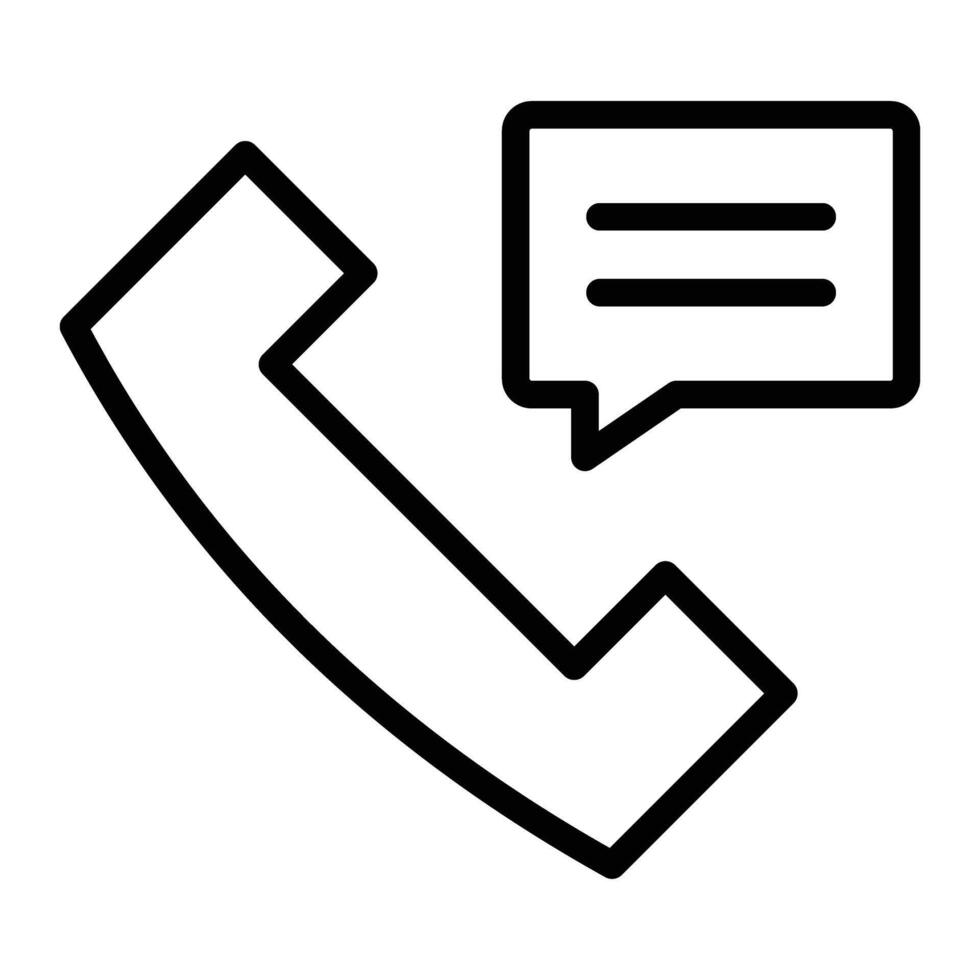 Telephone Line Icon design vector