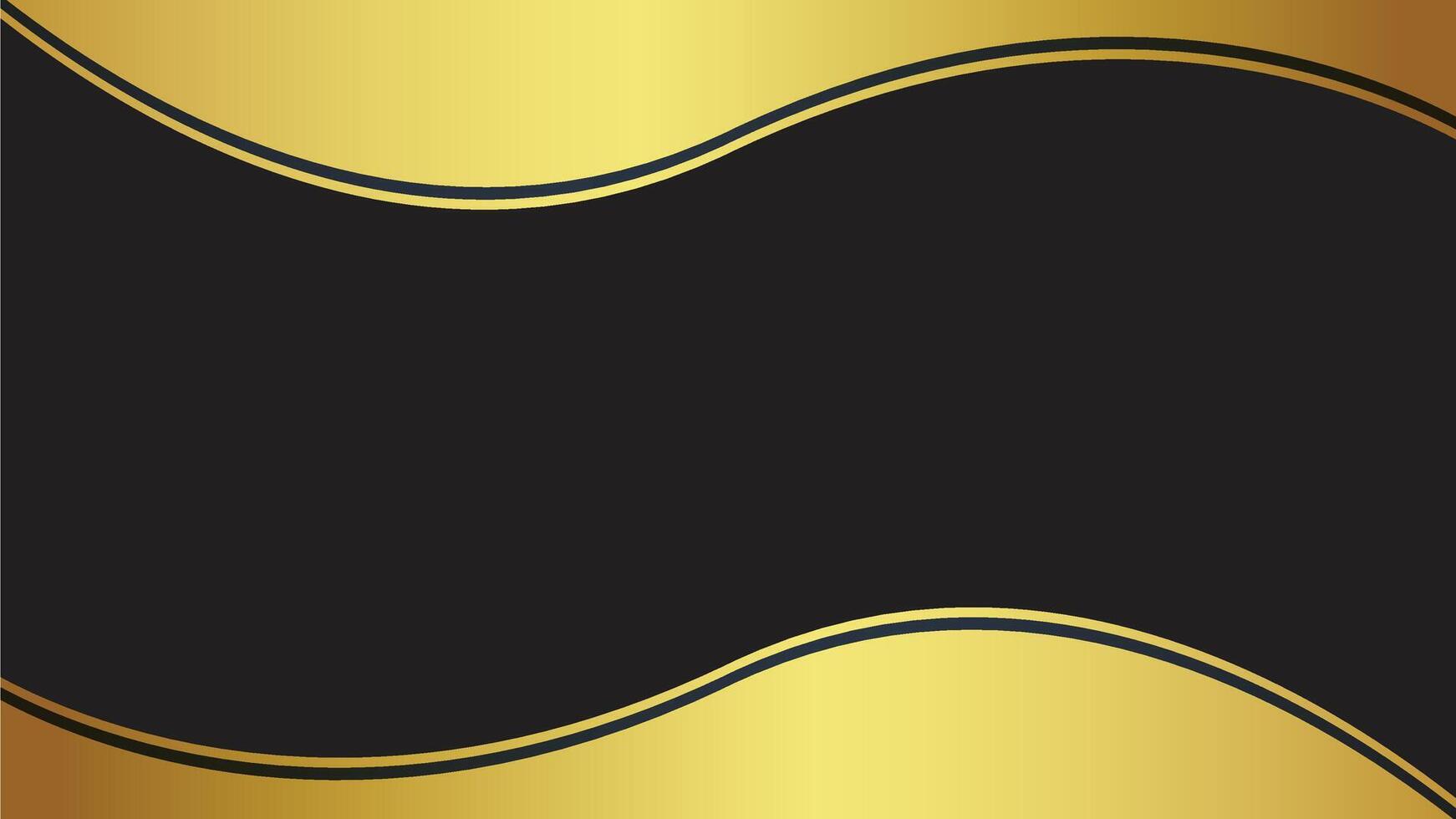 The abstract background design with black and gold makes it more elegant and luxurious vector