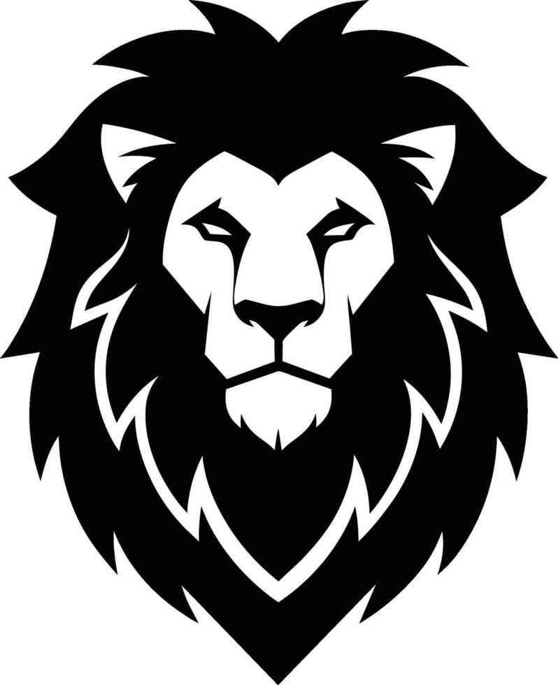 lion head illustration vector