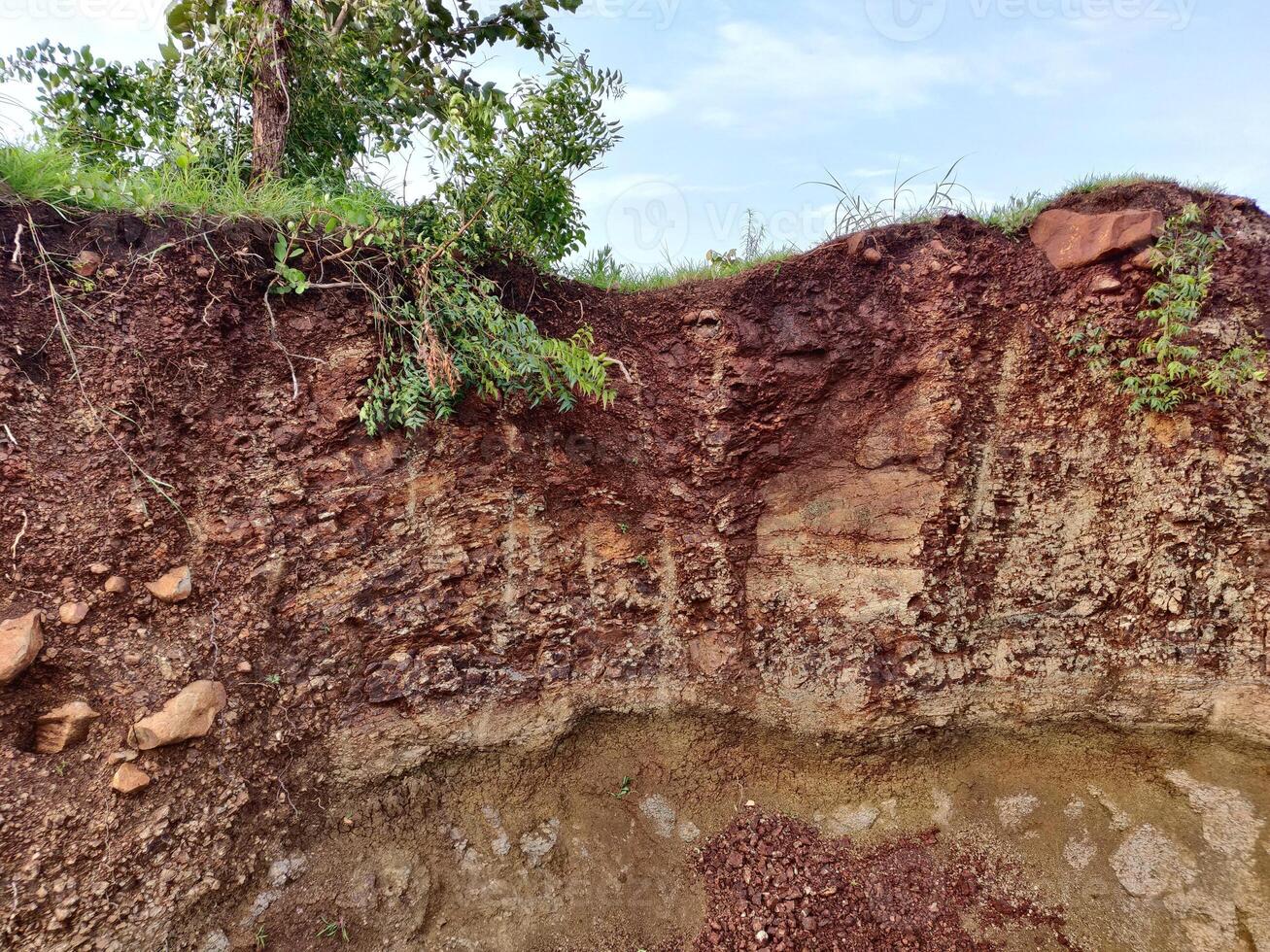 Hill cutting Environmental consequences of hill cutting are land slide, soil erosion, Flush Flooding and water logging during monsoon period, photo