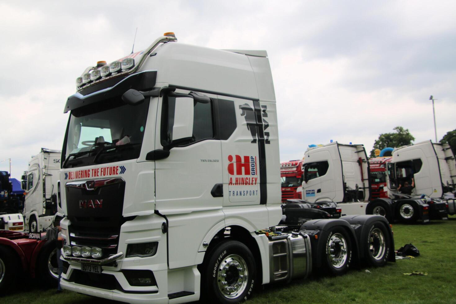 Whitchurch in Shropshire in the UK on 1 June 2024. A view of a Truck in a truck show photo