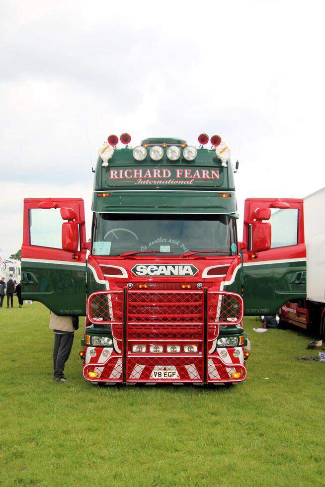 Whitchurch in Shropshire in the UK on 1 June 2024. A view of a Truck in a truck show photo