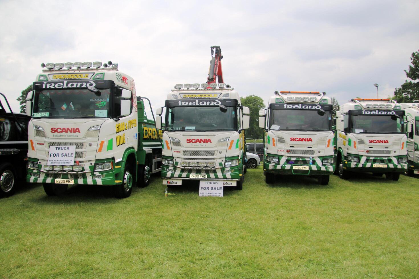 Whitchurch in Shropshire in the UK on 1 June 2024. A view of a Truck in a truck show photo