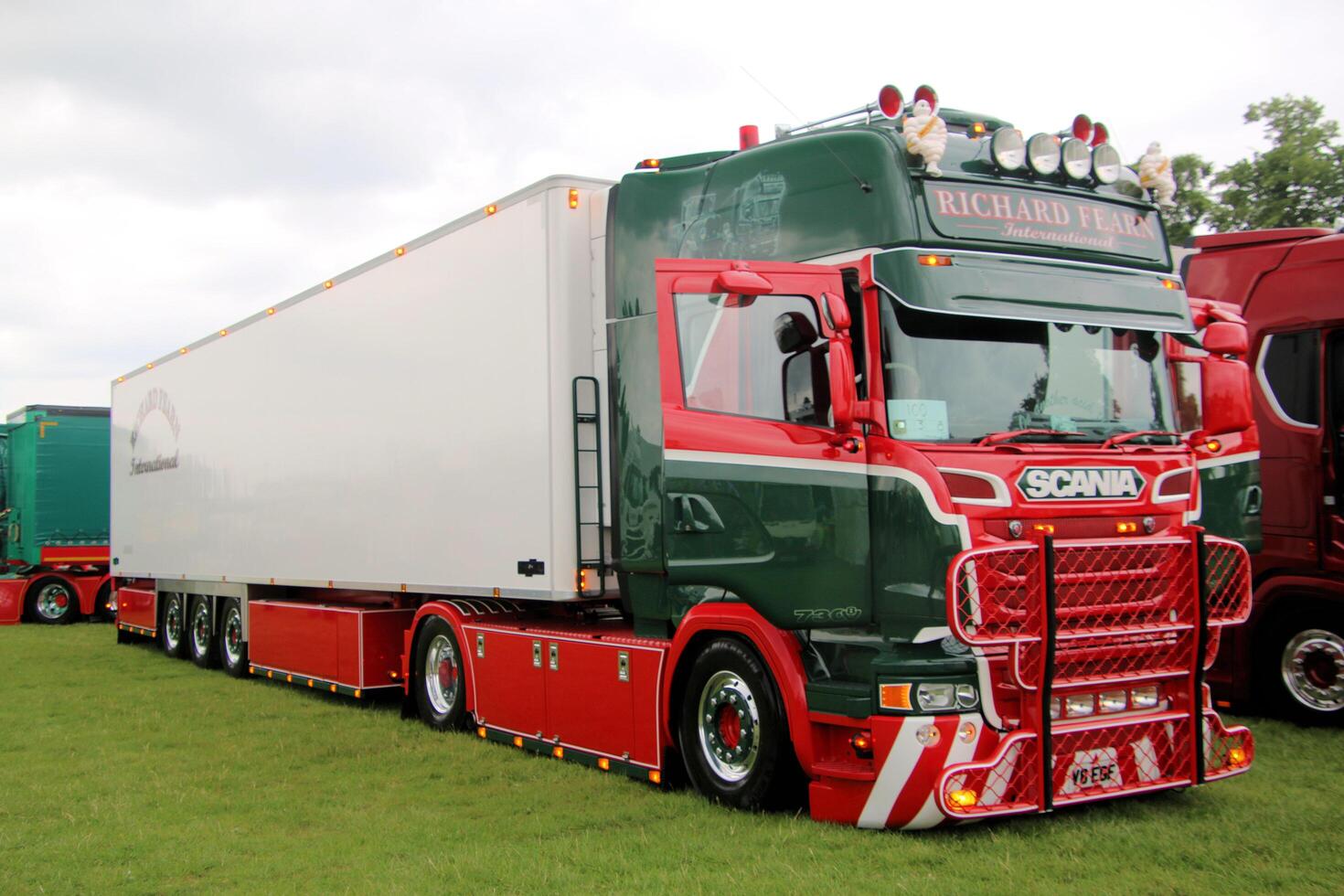 Whitchurch in Shropshire in the UK on 1 June 2024. A view of a Truck in a truck show photo