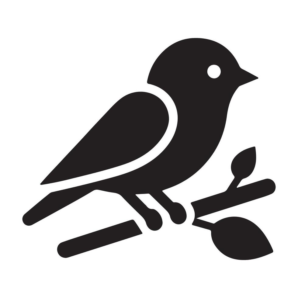 sparrow silhouette art illustration vector