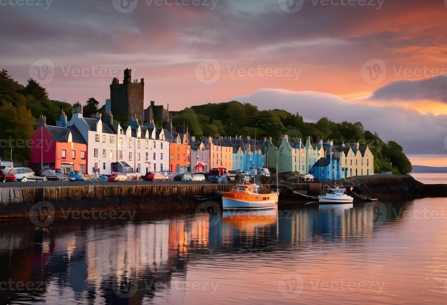A view of the Island of Mull in Scotland photo