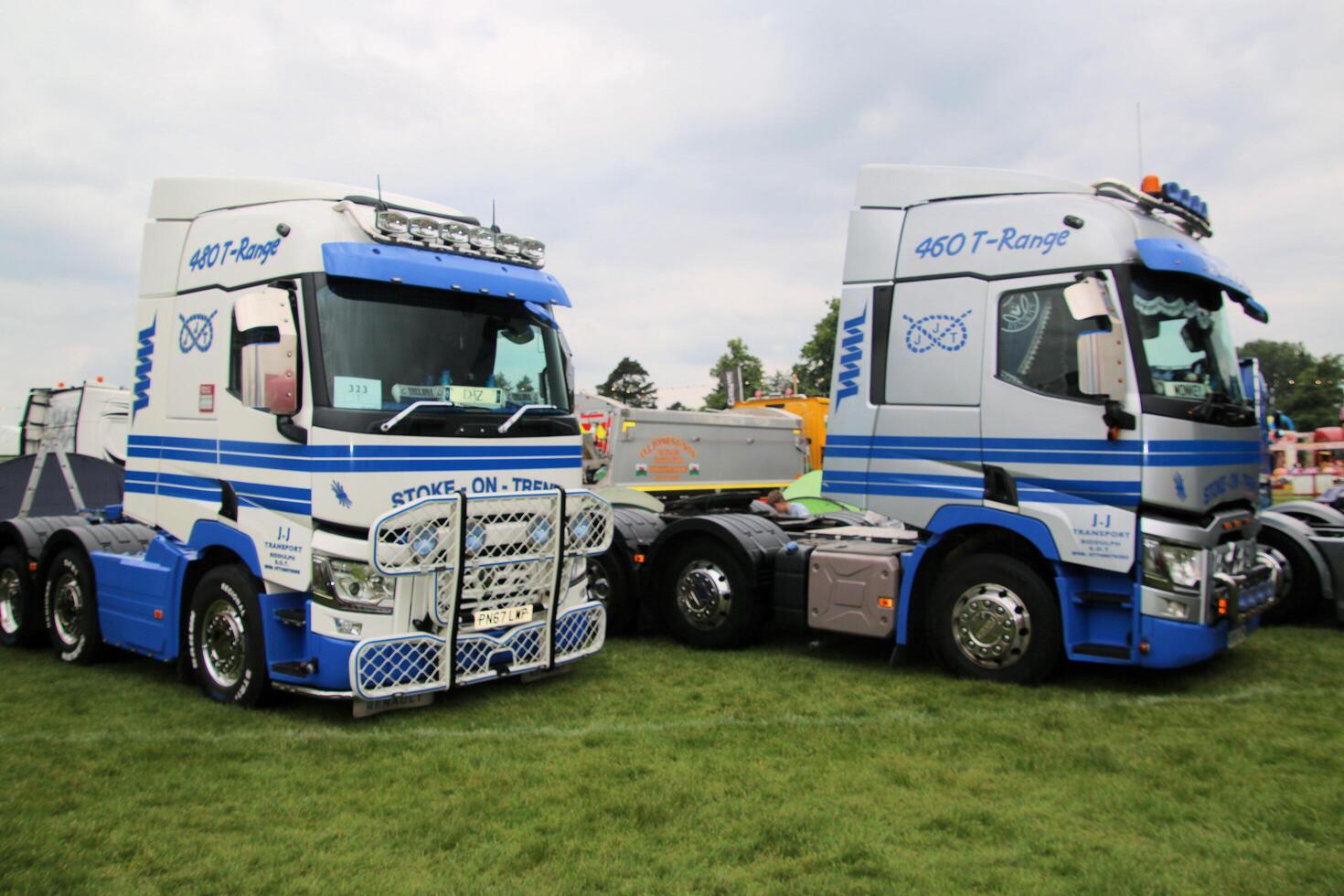 Whitchurch in Shropshire in the UK on 1 June 2024. A view of a Truck at a Truck show photo